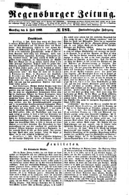 Regensburger Zeitung Samstag 5. Juli 1862