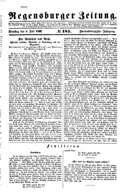 Regensburger Zeitung Dienstag 8. Juli 1862