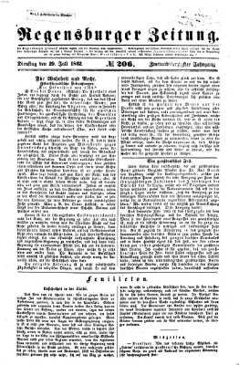 Regensburger Zeitung Dienstag 29. Juli 1862