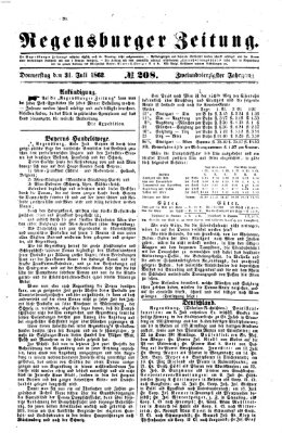 Regensburger Zeitung Donnerstag 31. Juli 1862