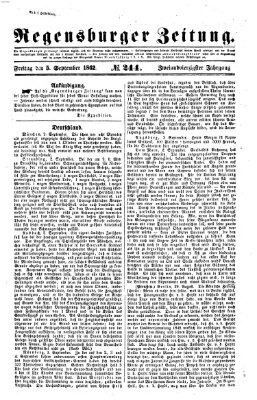 Regensburger Zeitung Freitag 5. September 1862