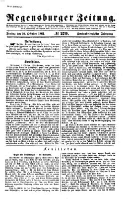 Regensburger Zeitung Freitag 10. Oktober 1862