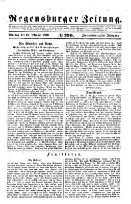 Regensburger Zeitung Montag 27. Oktober 1862