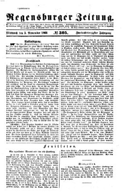 Regensburger Zeitung Mittwoch 5. November 1862