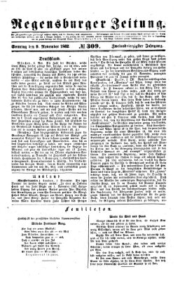 Regensburger Zeitung Sonntag 9. November 1862