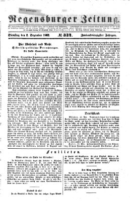 Regensburger Zeitung Dienstag 2. Dezember 1862