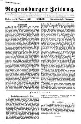 Regensburger Zeitung Freitag 12. Dezember 1862