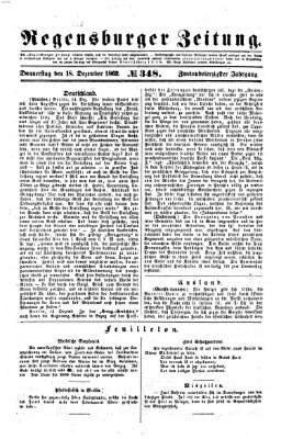 Regensburger Zeitung Donnerstag 18. Dezember 1862