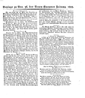 Neue Speyerer Zeitung Dienstag 24. März 1829