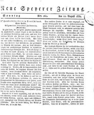 Neue Speyerer Zeitung Sonntag 12. August 1832