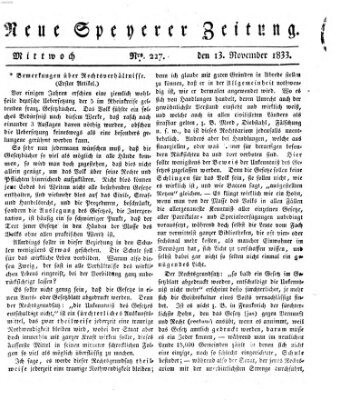 Neue Speyerer Zeitung Mittwoch 13. November 1833