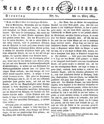 Neue Speyerer Zeitung Dienstag 11. März 1834