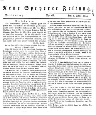 Neue Speyerer Zeitung Dienstag 1. April 1834