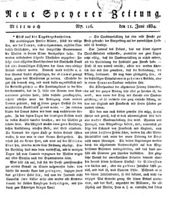 Neue Speyerer Zeitung Mittwoch 11. Juni 1834