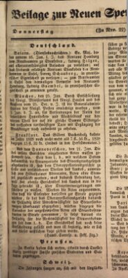 Neue Speyerer Zeitung Donnerstag 31. Januar 1839