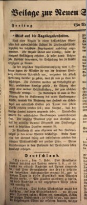 Neue Speyerer Zeitung Freitag 8. Februar 1839