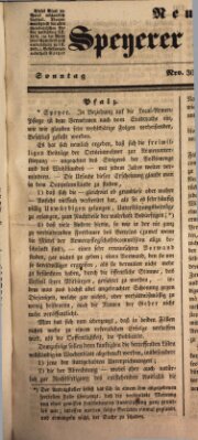 Neue Speyerer Zeitung Sonntag 10. Februar 1839