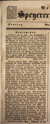 Neue Speyerer Zeitung Sonntag 10. März 1839