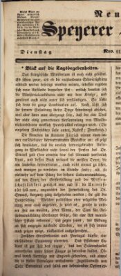 Neue Speyerer Zeitung Dienstag 26. März 1839