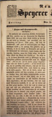 Neue Speyerer Zeitung Freitag 12. April 1839