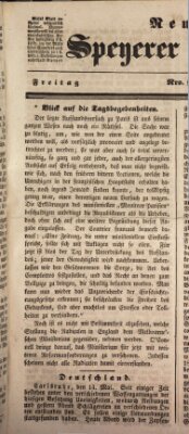 Neue Speyerer Zeitung Freitag 17. Mai 1839