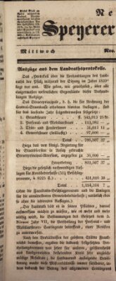 Neue Speyerer Zeitung Mittwoch 22. Mai 1839