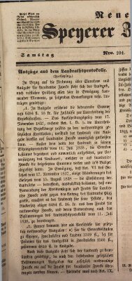 Neue Speyerer Zeitung Samstag 25. Mai 1839