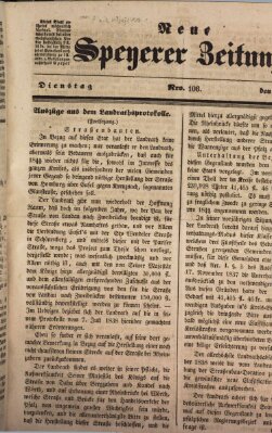 Neue Speyerer Zeitung Dienstag 28. Mai 1839