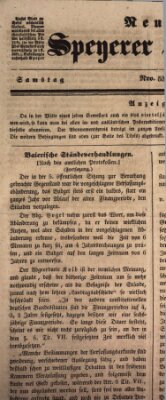 Neue Speyerer Zeitung Samstag 14. März 1840