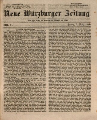 Neue Würzburger Zeitung Freitag 5. März 1841