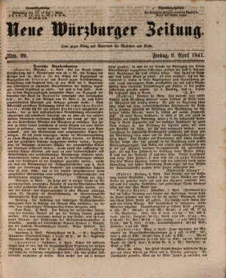 Neue Würzburger Zeitung Freitag 9. April 1841