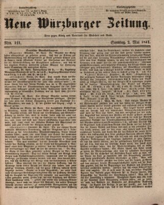 Neue Würzburger Zeitung Sonntag 2. Mai 1841