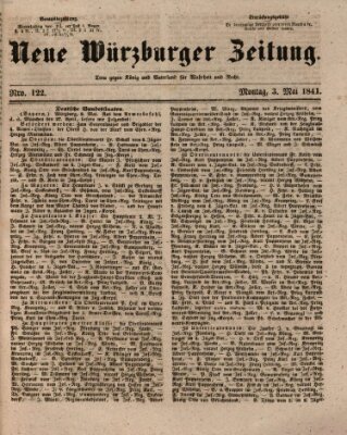 Neue Würzburger Zeitung Montag 3. Mai 1841