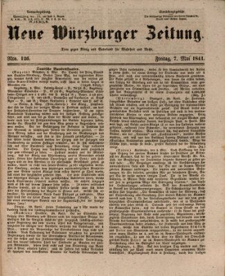 Neue Würzburger Zeitung Freitag 7. Mai 1841