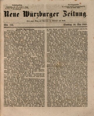 Neue Würzburger Zeitung Sonntag 16. Mai 1841