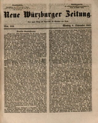 Neue Würzburger Zeitung Montag 8. November 1841