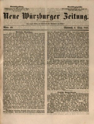 Neue Würzburger Zeitung Mittwoch 9. März 1842