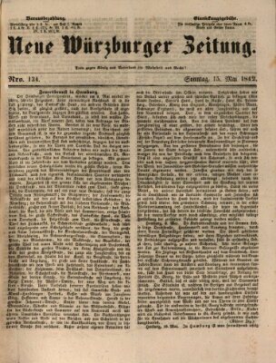 Neue Würzburger Zeitung Sonntag 15. Mai 1842