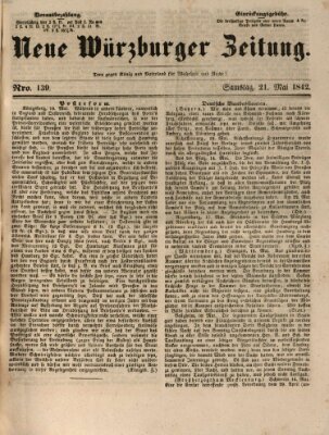 Neue Würzburger Zeitung Samstag 21. Mai 1842