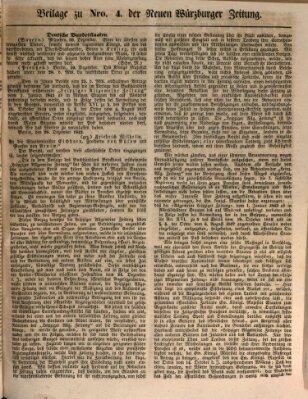 Neue Würzburger Zeitung Mittwoch 4. Januar 1843