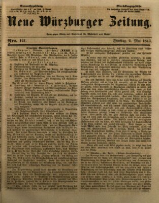 Neue Würzburger Zeitung Dienstag 2. Mai 1843