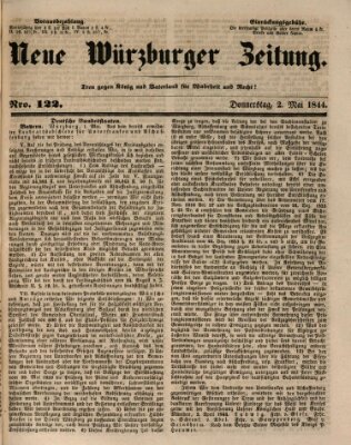 Neue Würzburger Zeitung Donnerstag 2. Mai 1844