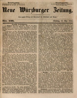 Neue Würzburger Zeitung Montag 13. Mai 1844