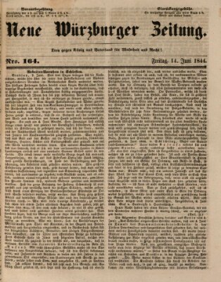 Neue Würzburger Zeitung Freitag 14. Juni 1844