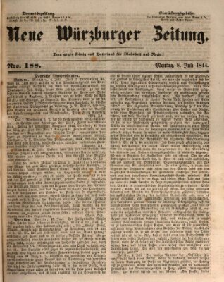 Neue Würzburger Zeitung Montag 8. Juli 1844