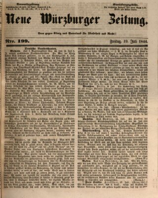 Neue Würzburger Zeitung Freitag 19. Juli 1844