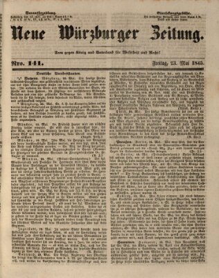 Neue Würzburger Zeitung Freitag 23. Mai 1845