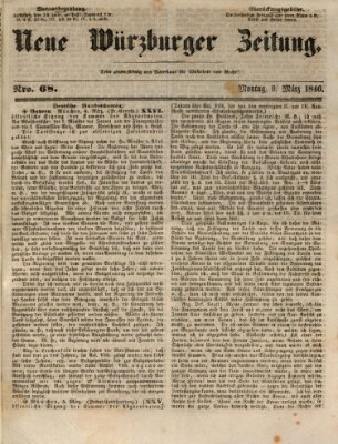 Neue Würzburger Zeitung Montag 9. März 1846