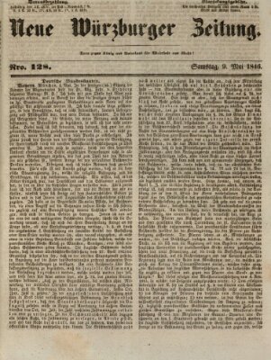 Neue Würzburger Zeitung Samstag 9. Mai 1846