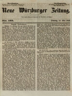 Neue Würzburger Zeitung Dienstag 12. Mai 1846